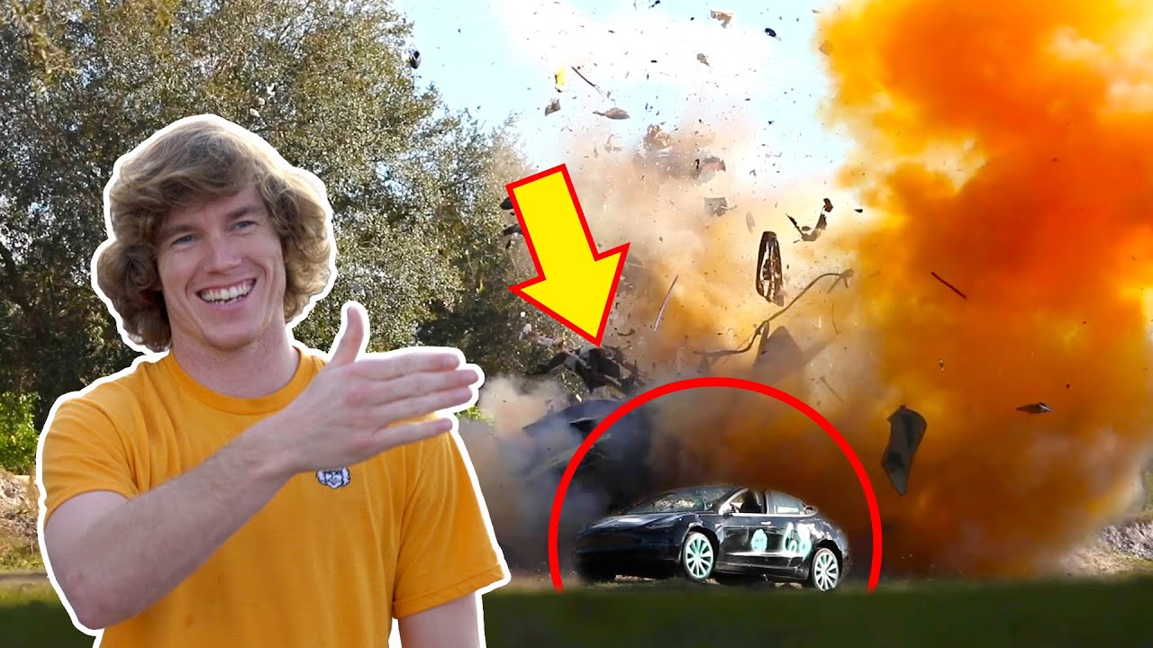 We Blew Up My Tesla! (Try this at home)