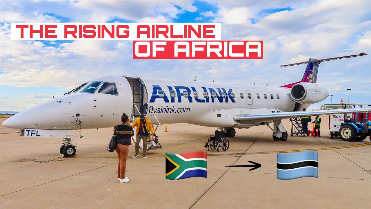 Airlink | Johannesburg 🇿🇦 to Gaborone 🇧🇼 | Embraer 135
