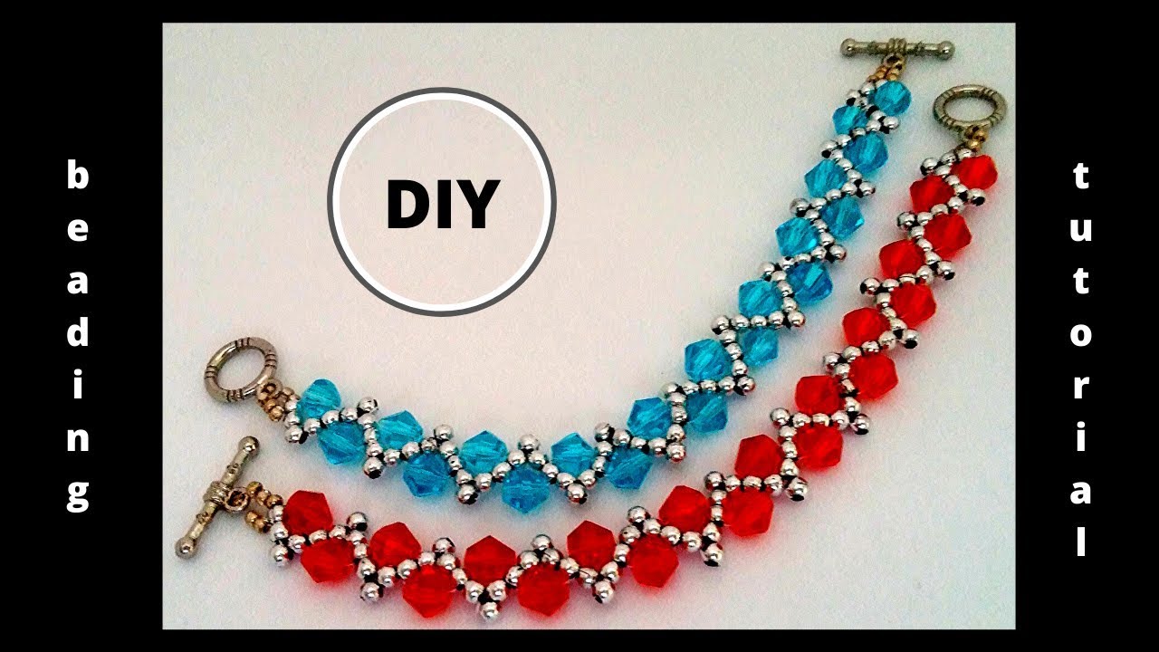 beading tutorial. beginner beading. how to make bracelets with beads