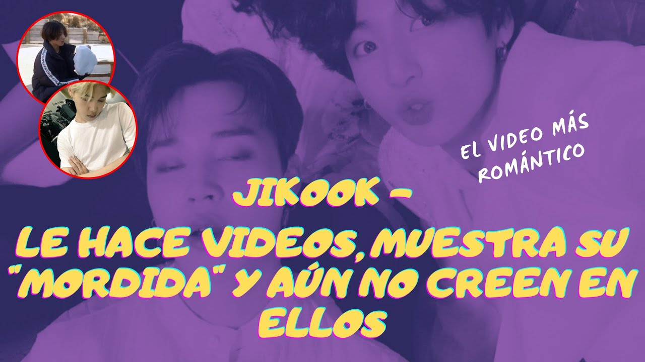 JIKOOK - JUNGKOOK LE HACE VIDEOS A JIMIN Y TODAVÍA DUDAN DE ELLOS👁️👅👁️ ¿JM EN EL VLOG DE JK? 👀[SUBS]