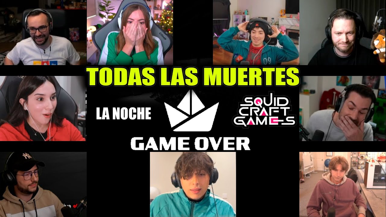 EL RICH MVP de LA NOCHE l Squid Craft Games 4 (MUERTES)