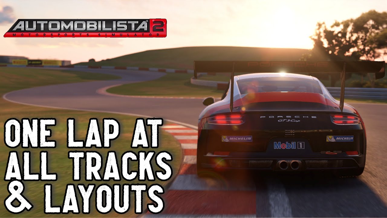 Automobilista 2 - One Lap at All Tracks and Layouts