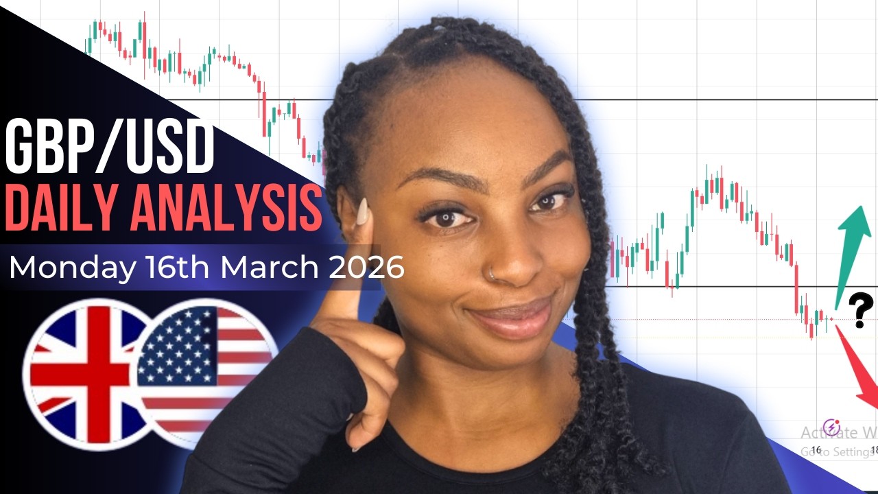Анализ пары GBPUSD на рынке Форекс &mdash; понедельник, 16 марта 2026 г.