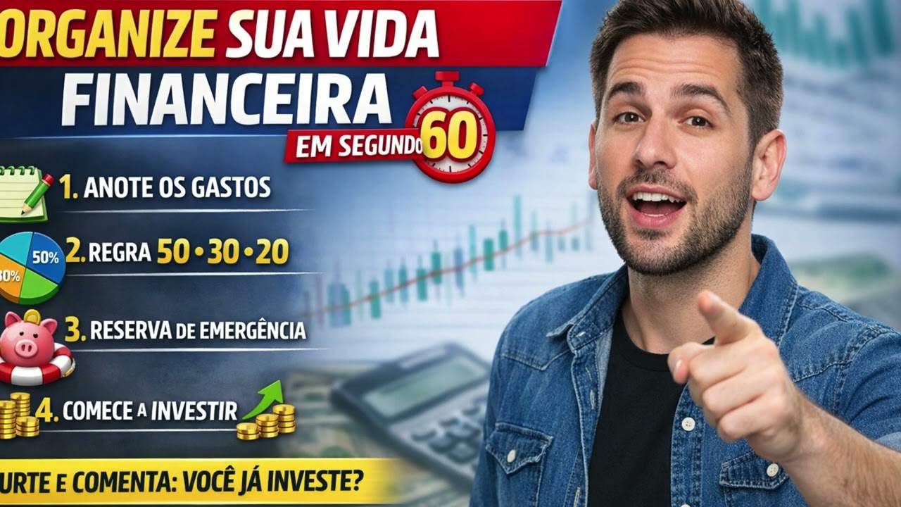 Organize Sua Vida Financeira em 60 Segundos
