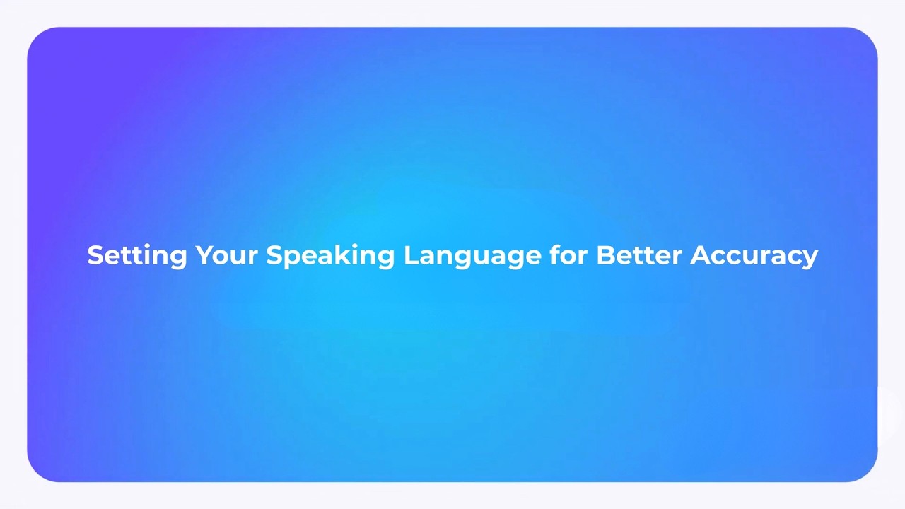 How to Set Your Speaking Language in Outloud for Salesforce