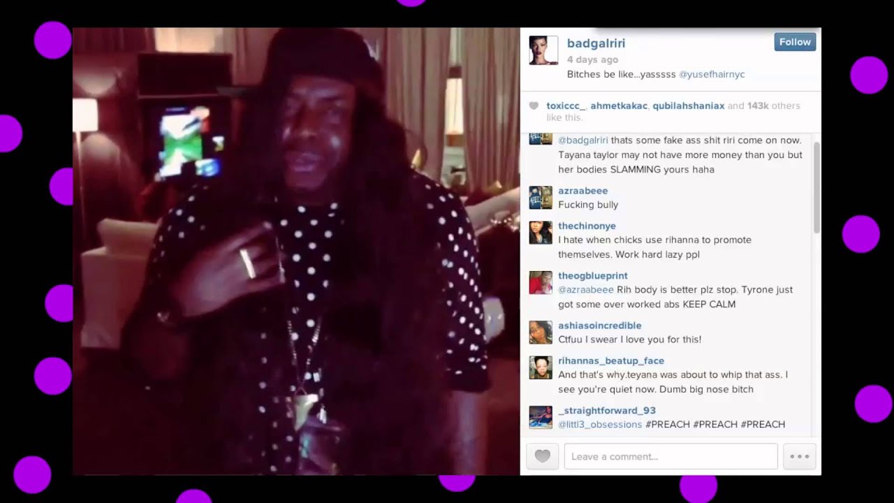 Rihanna and Teyana Taylor Fight!