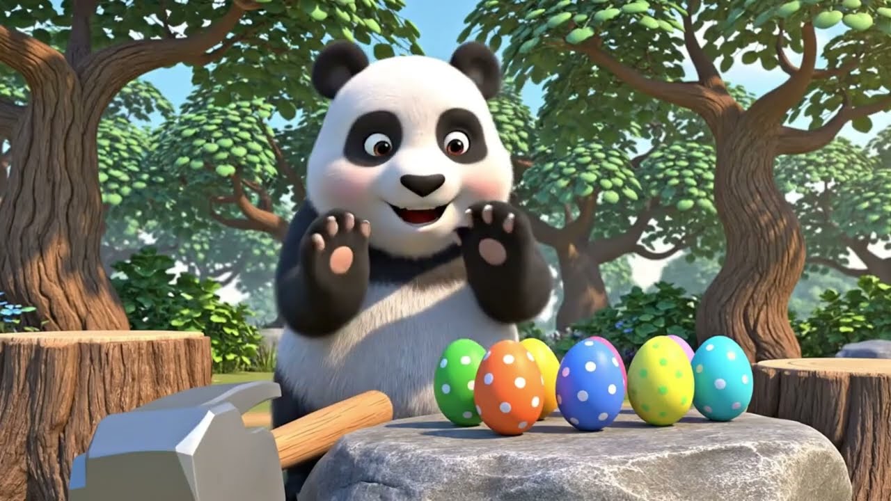 Panda Stole Eggs from Old Jon's Farm! Farmer is VERY Angry 😱🐼