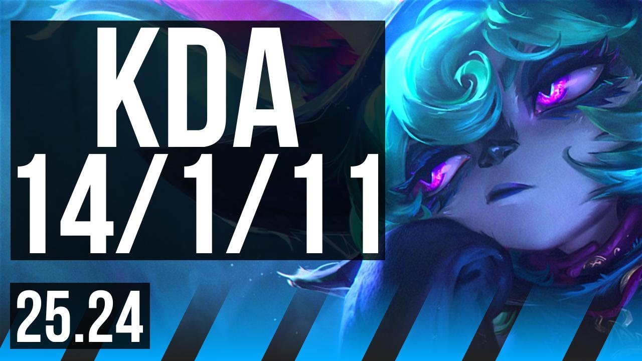VEX vs VIKTOR (MID) | Good KDA: 14/1/11 | NA Master | 25.24