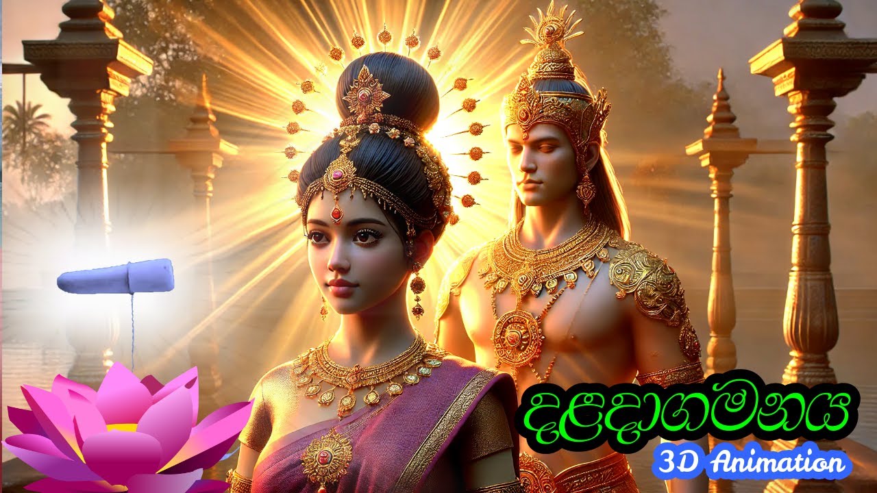 දළදා වහන්සේ ලංකාද්වීපයට උරුමවූ අසිරිමත් කථා පුවත.3D නිර්මාණයක් ලෙස ප්‍රථම වරට|3D_animation|aI video