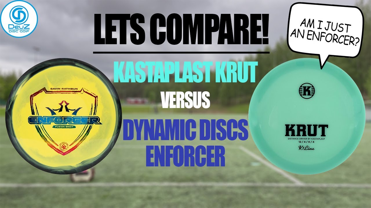Kastaplast Krut versus Dynamic Discs Orbit Enforcer | Lets Compare! | Deuz Disc Golf