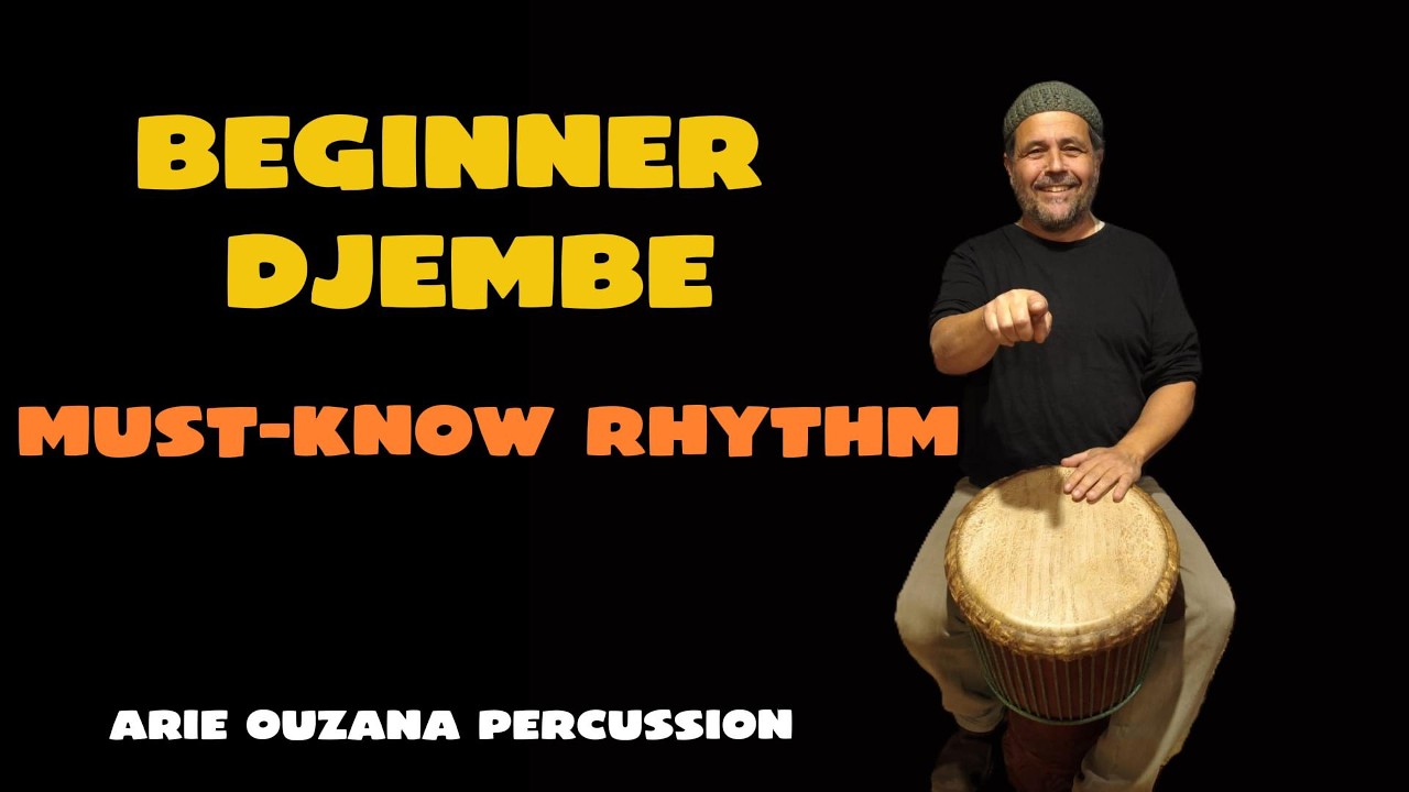 Essential Beginner Djembe Drum Rhythm | Arie Ouzana Percussion