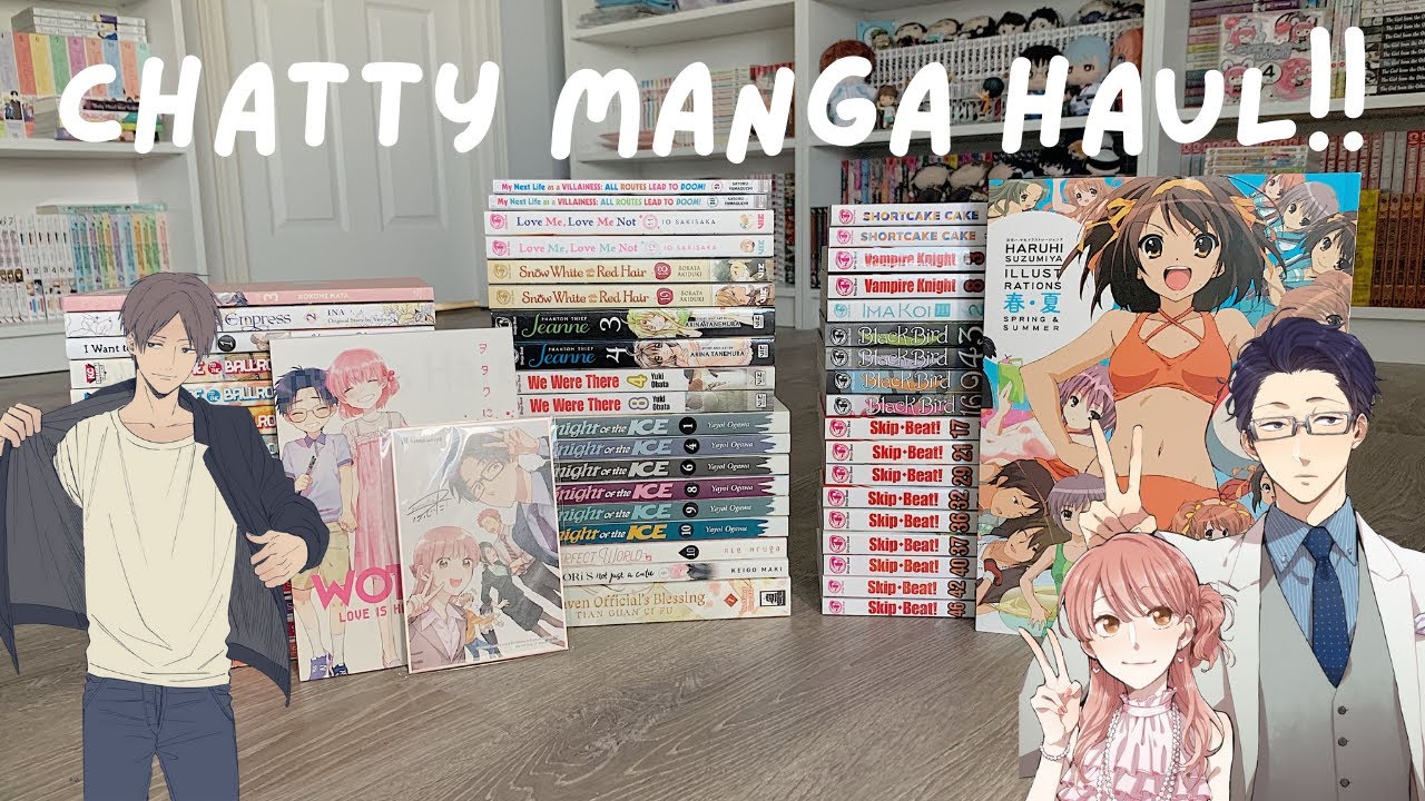 chatty manga haul (50+ volumes) ✧