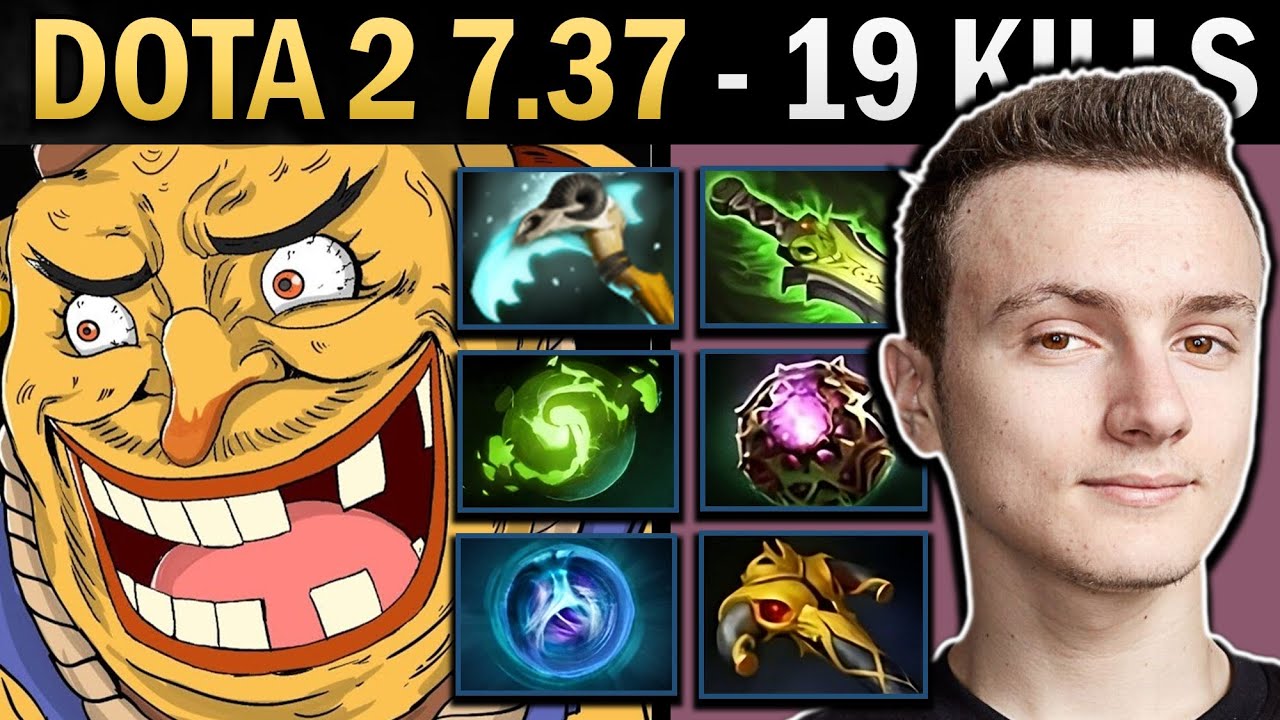 Techies Gameplay Miracle with 19 Kills and 989 GPM - Dota 7.37