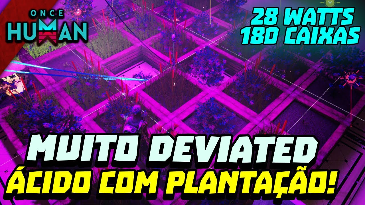 Faça muita plantas deviated e acido nessa plantação bem simples de fazer! Once Human dicas