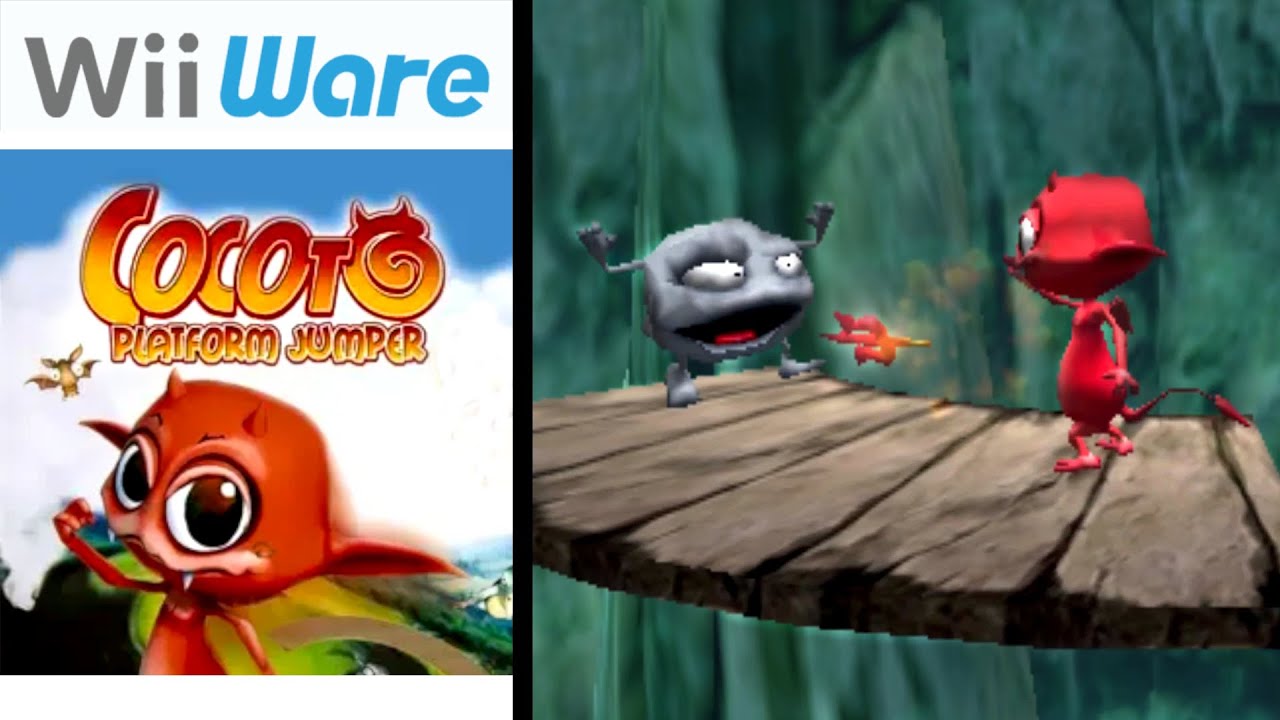 Cocoto Platform Jumper ... (WiiWare) Gameplay Peek
