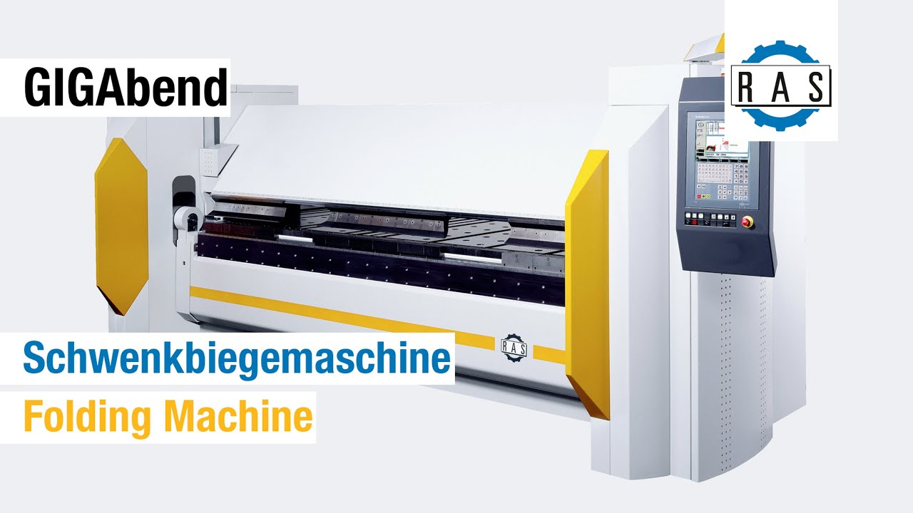 RAS GIGAbend Schwenkbiegemaschine | RAS GIGAbend Metal folding system