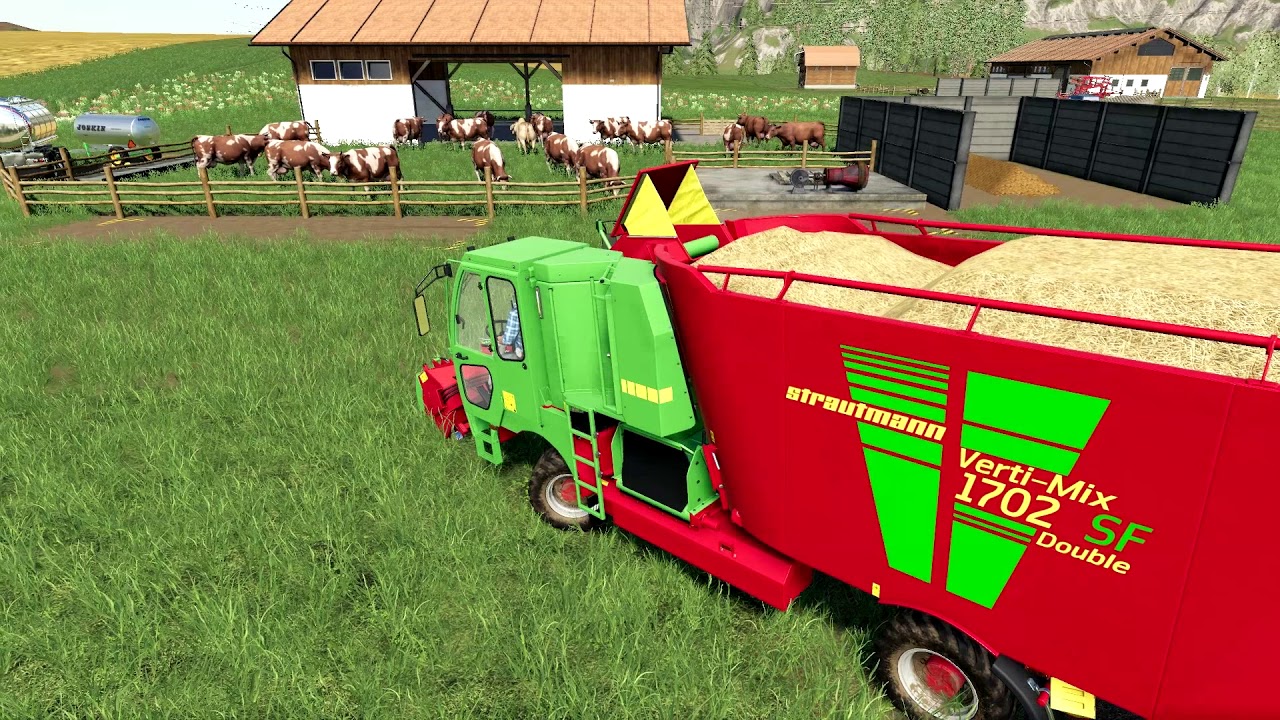 Feeding Cows In Farming Simulator 19