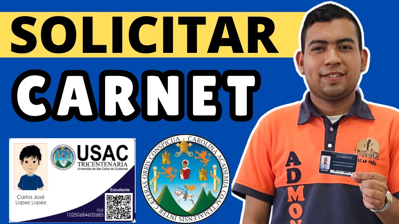 💳Cómo GENERAR el CARNET de la Universidad de SAN CARLOS de GUATEMALA USAC Primer Ingreso o Reingreso
