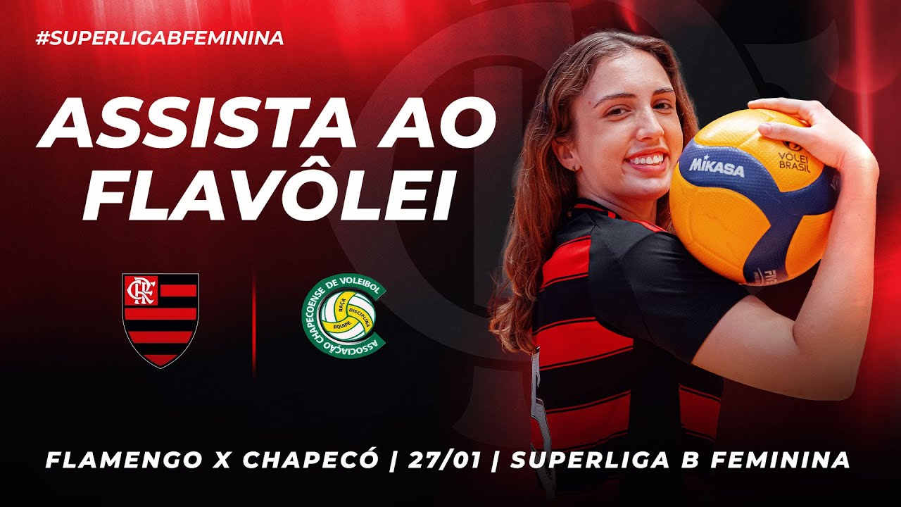 🔴 AO VIVO: FLAMENGO x CHAPECÓ | SUPERLIGA B DE VOLEIBOL FEMININO (27/01/26)