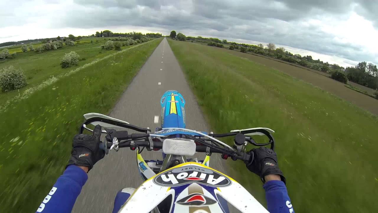 TM SMX 450 Fi street ride Wheelie