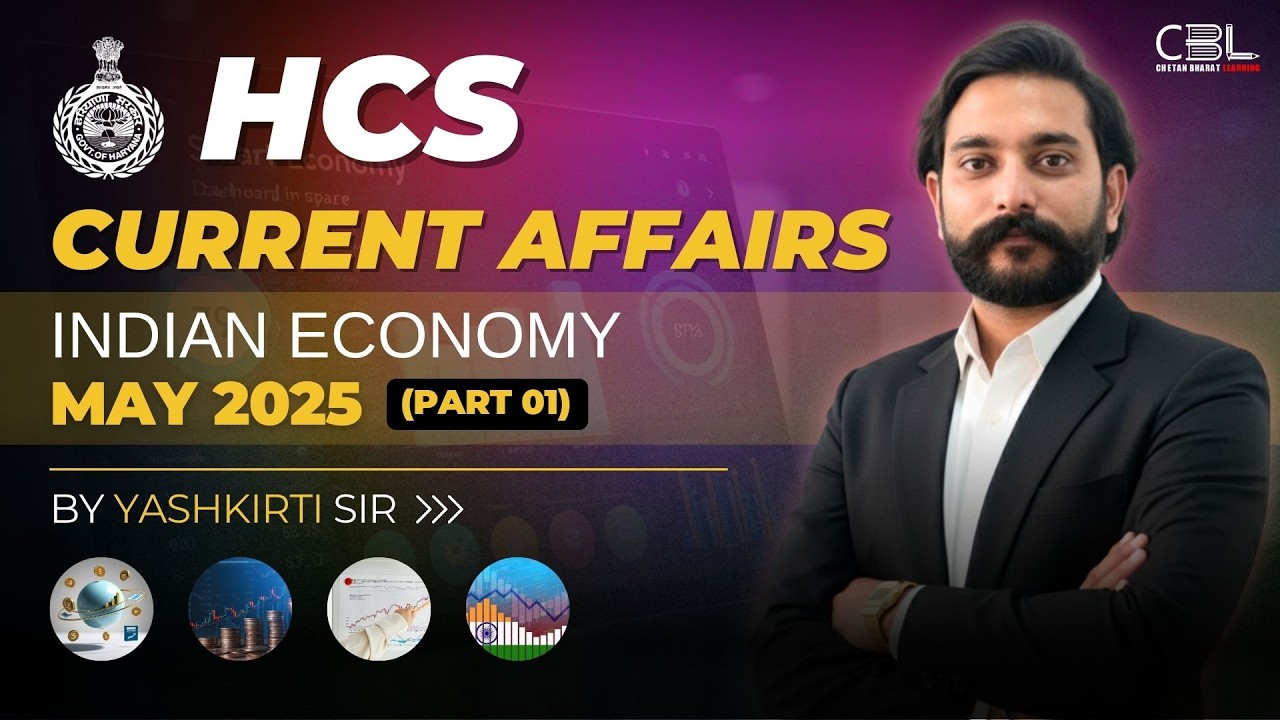 HPSC Haryana HCS 2026 Economy Current Affairs | May 2025 Part-01