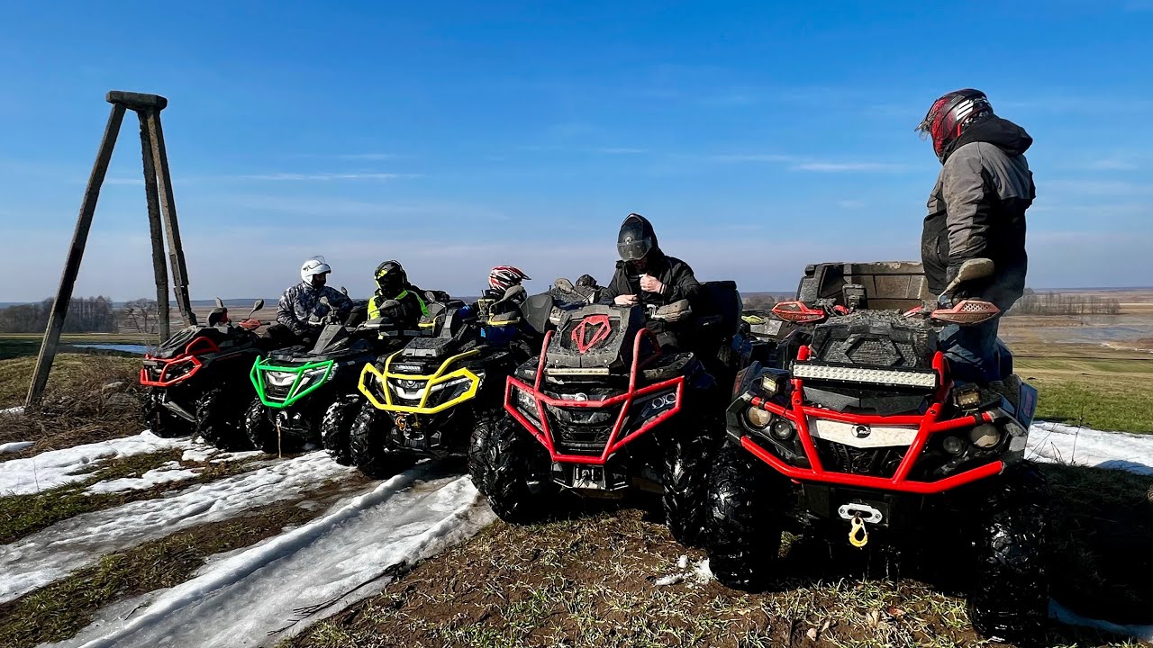 Pierwsze wiosenne roztopy #atvmonki