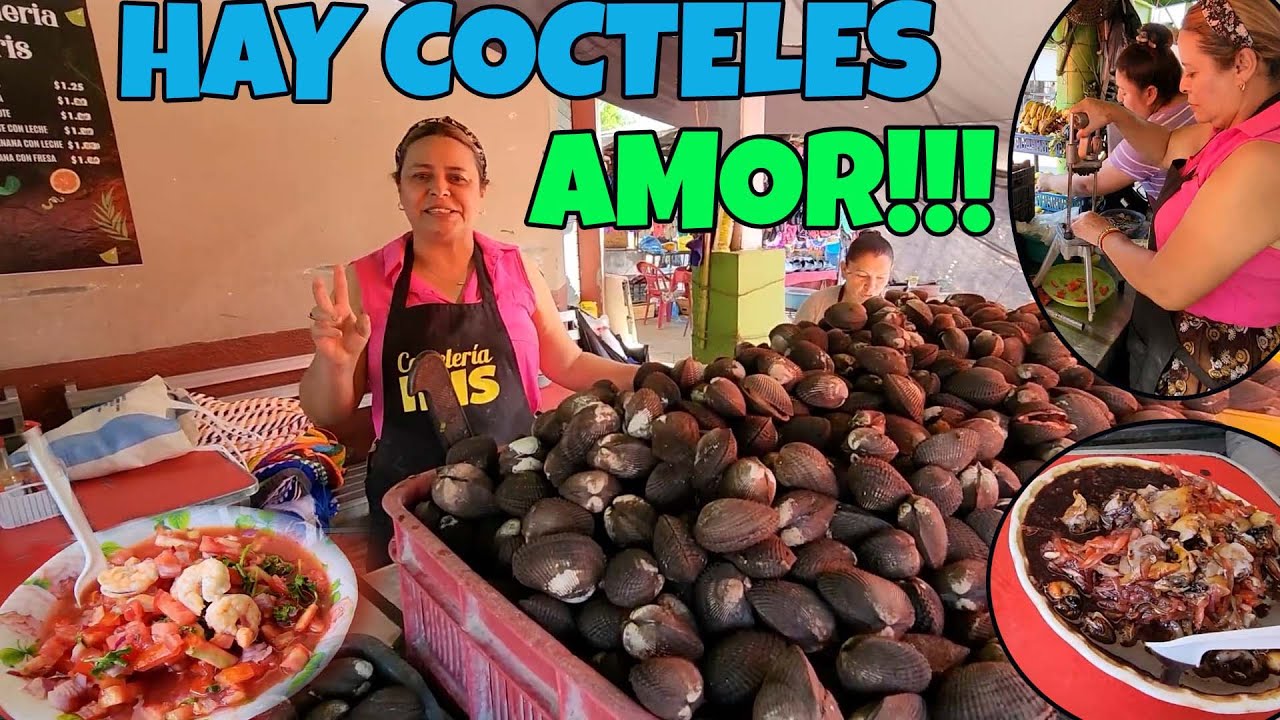 El coctel de CONCHAS mas RICO y FRESCO de SANTA ROSA DE LIMA  Aqui Si hay conchas😋