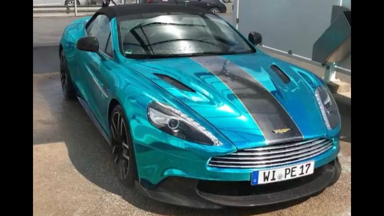 L'Aston Martin Vanquish customis&eacute;e de Pierre Emerick Aubameyang