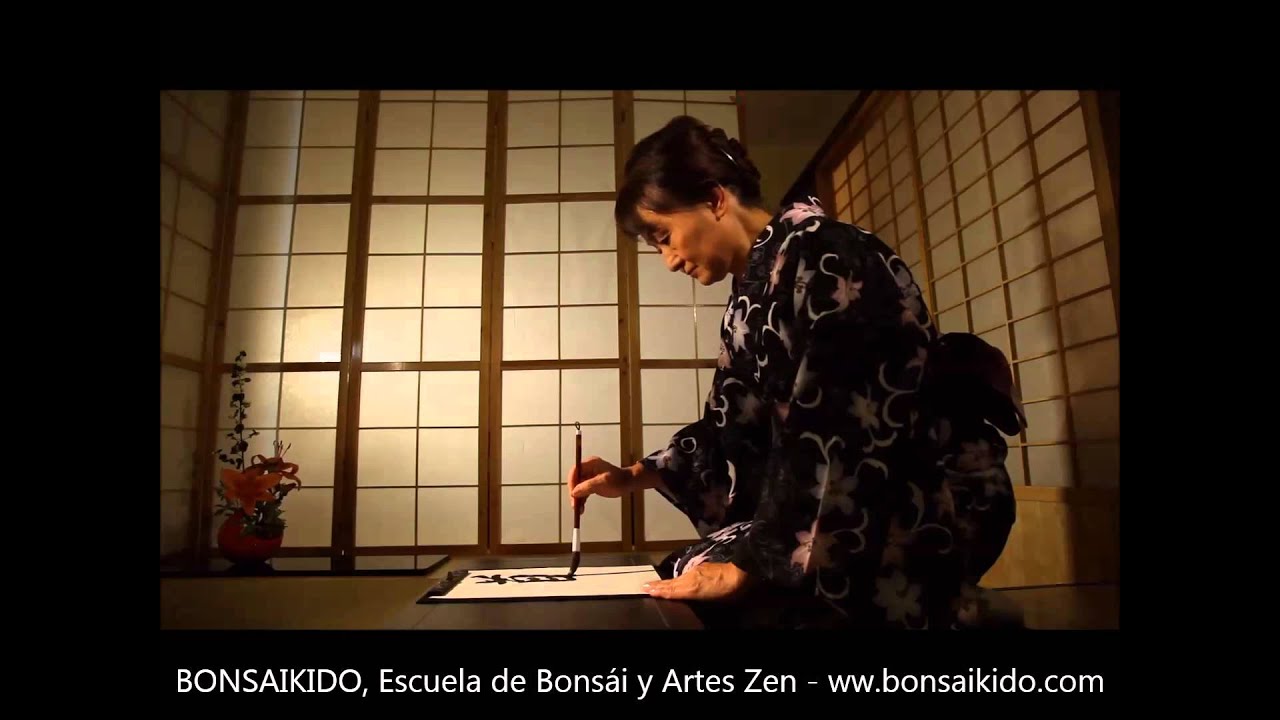 Curso de CALIGRAF&Iacute;A JAPONESA (Shodo) - www.bonsaikido.com