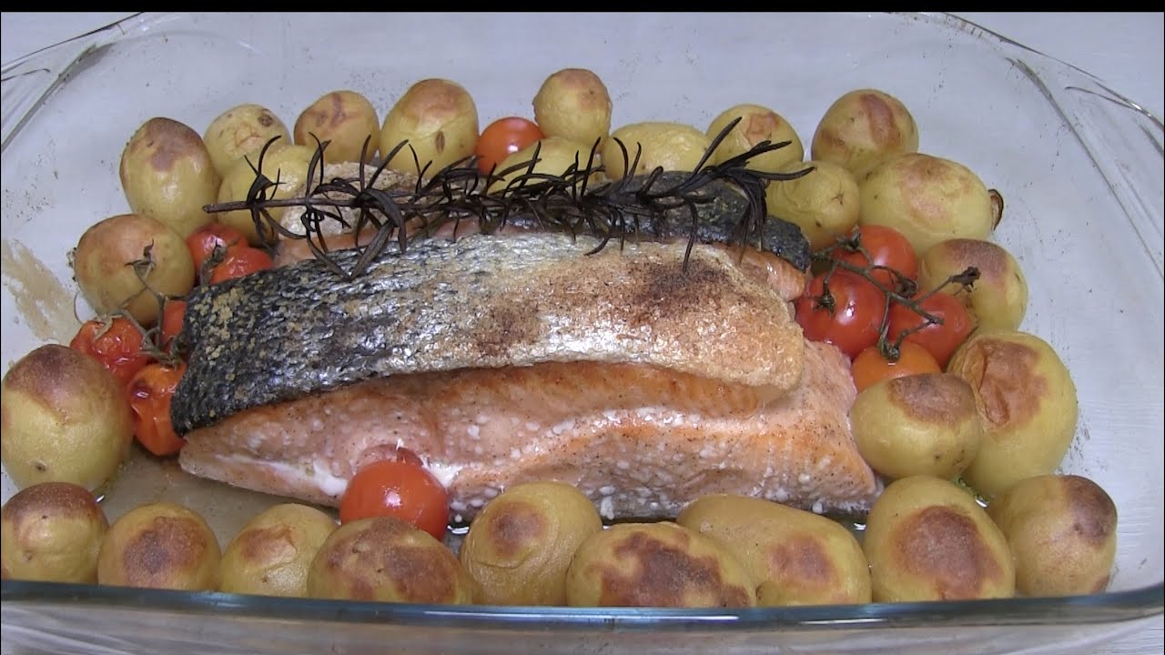 Salmone al Forno con Patate