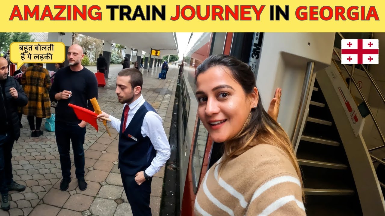 TBILISI TO BATUMI 🇬🇪Experience Train Journey in GEORGIA II Vlog-9