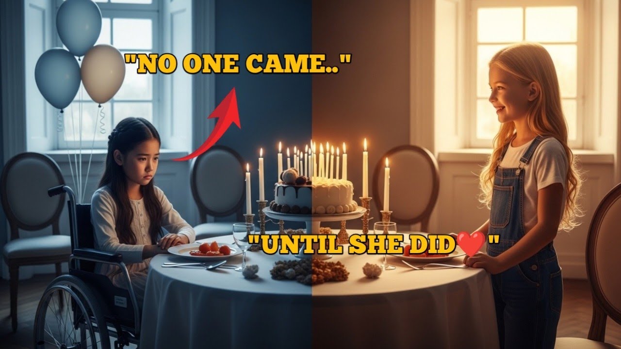 No One Came to Her 7th Birthday… Until a Stranger Walked In ❤️