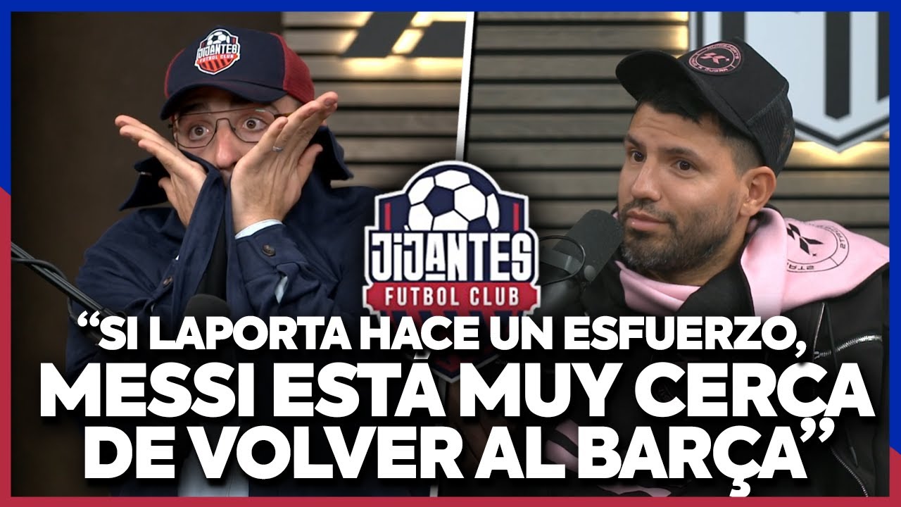 ¡BOMBA DEL KUN AGÜERO SOBRE MESSI! 