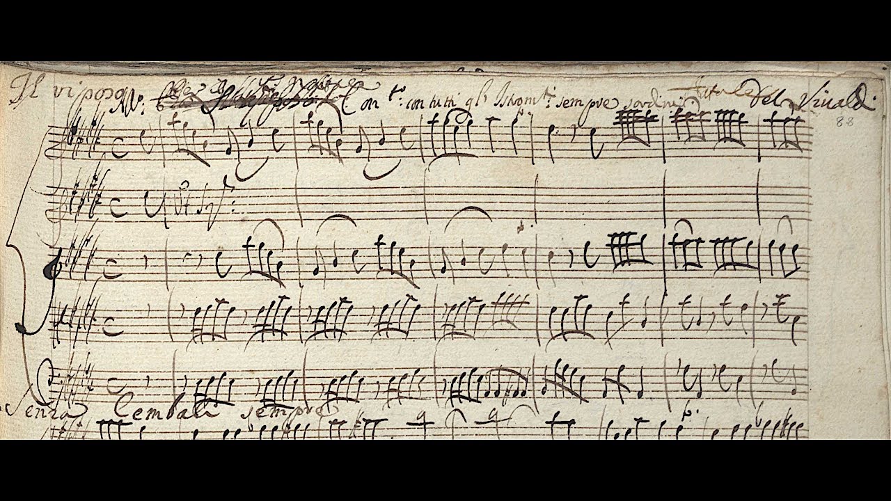 VIVALDI | Il Riposo | per il Santo Natale | Concerto RV 270 in E major | Original manuscript