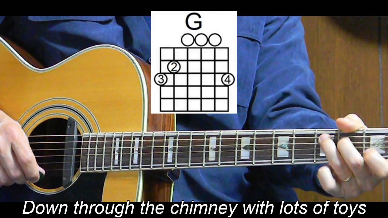 How to Play Up on The Housetop - Learn Christmas Songs on Guitar - Easy Guitar Lessons