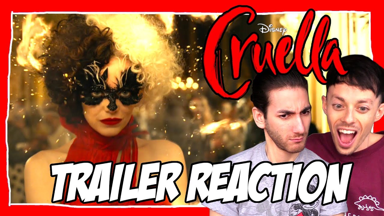 DISNEY'S CRUELLA TRAILER REACTION | Emma Stone Cruella de Vil - 101 Dalmatians Live Action ?