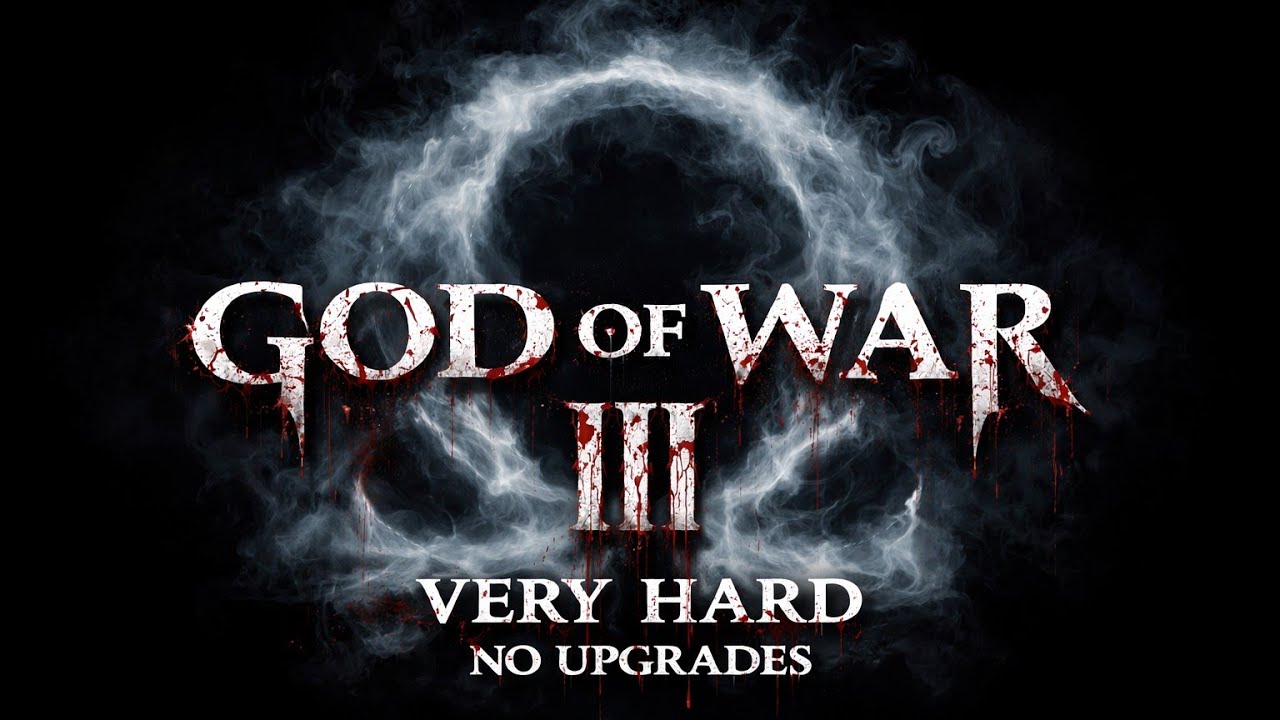 God of War 3 - NO UPGRADE RUN - CAHOS MODE ( VERY HARD )