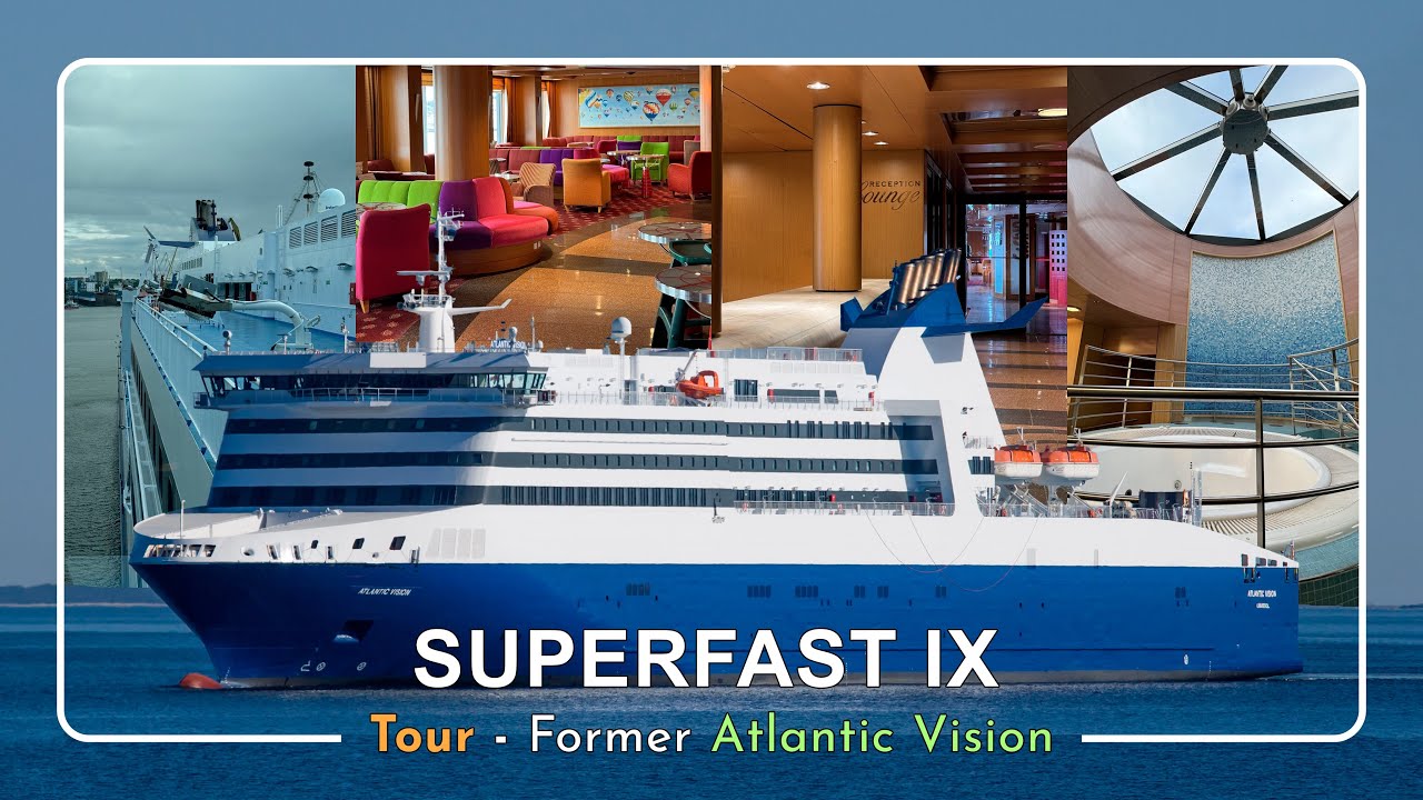 Tallink Superfast IX Tour: Public Areas & Bridge & Cardeck