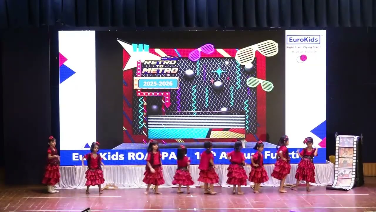 Performance Done by EuroKids-Navi Mumbai-Roadpali on Retro to Metro
