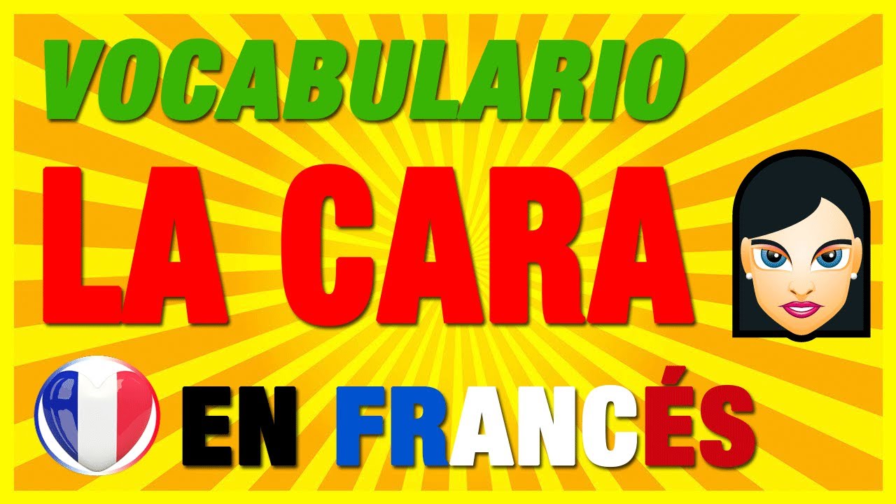 Partes de la CARA en Francés 🚀 Vocabulario y pronunciación (le visage)