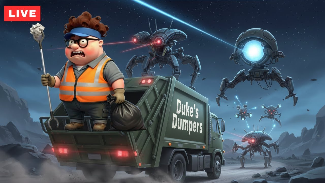 LIVE:  Takin' the Trash Truck out Solo - Day 508