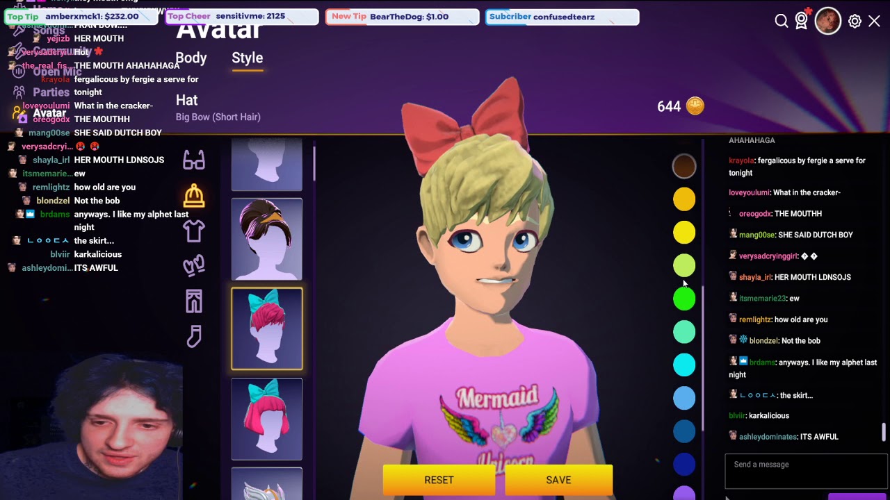 Nickdominates stream 