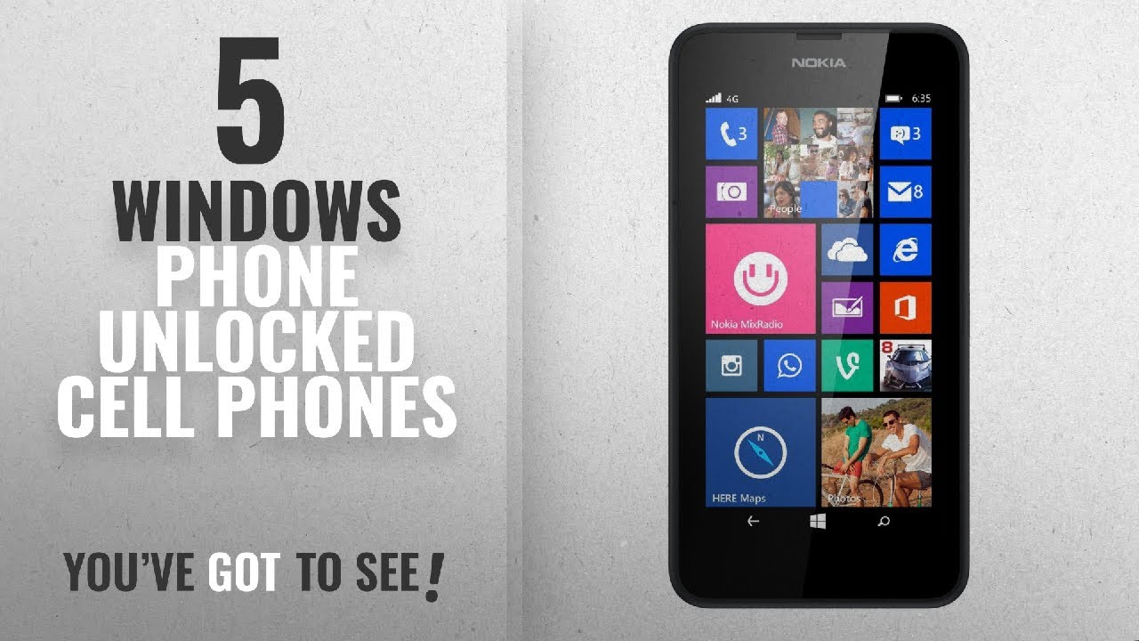 Windows Phone Unlocked Cell Phones [2018 Best Sellers]: Nokia Lumia 635 8GB Unlocked GSM 4G LTE