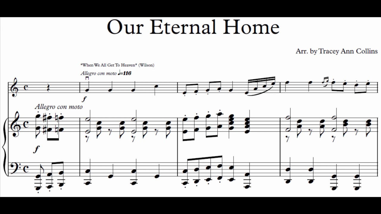 Our Eternal Home - Tracey Ann Collins Pno & Vln