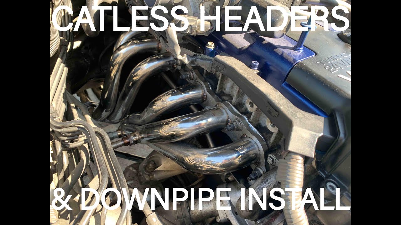 CATLESS HEADERS (EXHAUST MANIFOLD) AND DOWNPIPE INSTALL FOR 2001-2005 LEXUS IS300