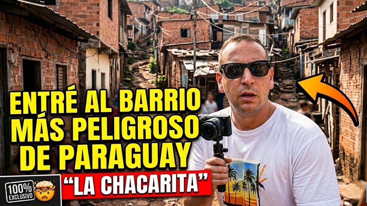 Visite el BARRIO más PELIGROSO y PICANTE de ASUNCION PARAGUAY 🇵🇾  LA CHACARITA ‼️