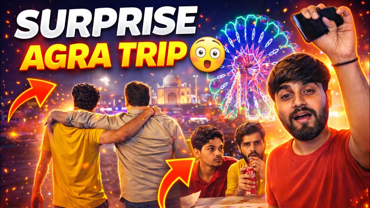 UNPLANNED MIDNIGHT ROAD TRIP TO AGRA! 😱