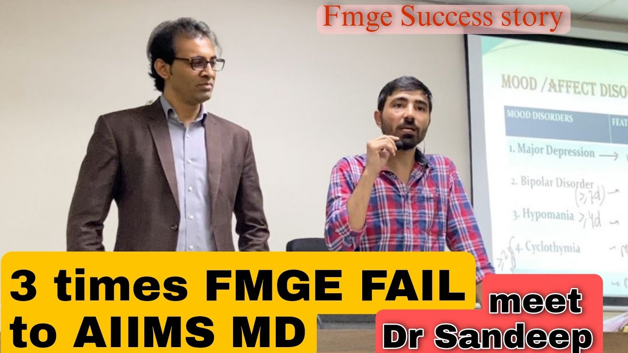 FMGE Success Story | Dr Sandeep MD, AIIMS | Motivation for FMGE students | FMGE 2023 |