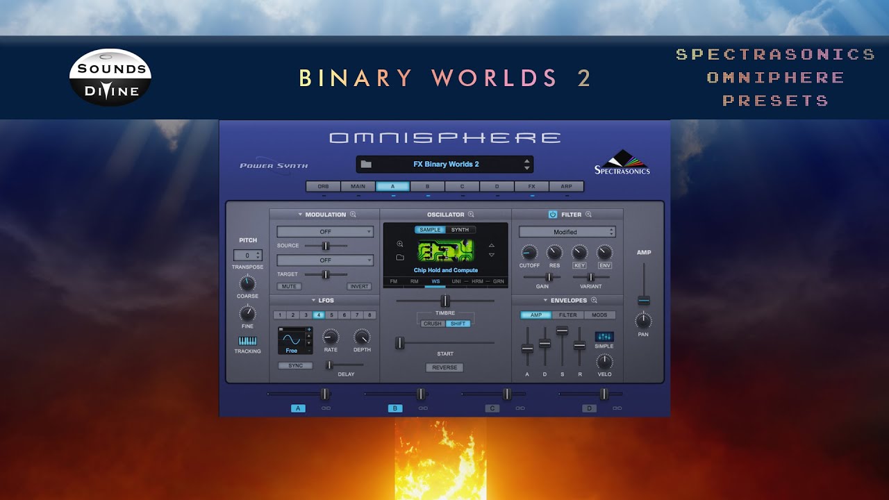 SoundsDivine 'Binary Worlds 2' - Spectrasonics Omnisphere 2