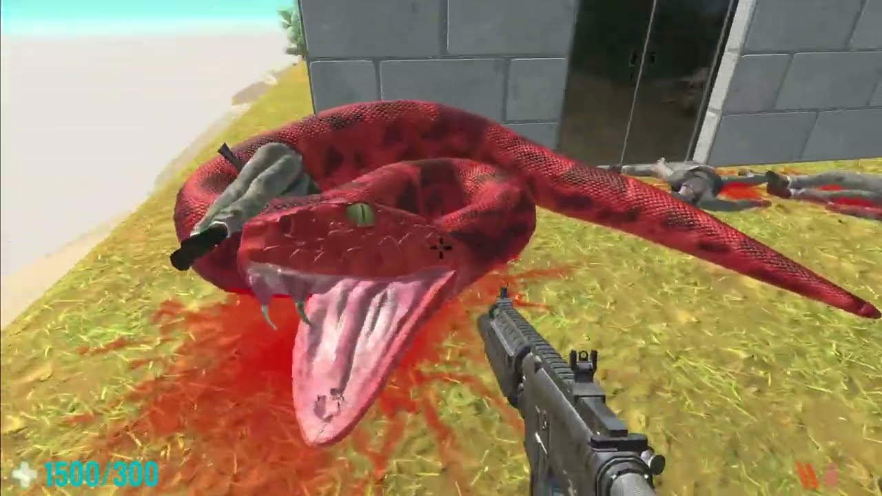 Dino Crisis Very Hard - FPS Perspective! [ANIMAL REVOLT BATTLE SIMULATOR]